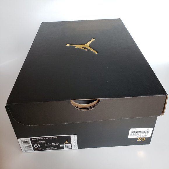 Air Jordan 4 Retro Metallic Purple GS Size US 6.5Y - Picture 4 of 4